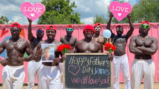 Father’s Day video from Africa – personalized African Father’s Day dance video gift with custom name and message