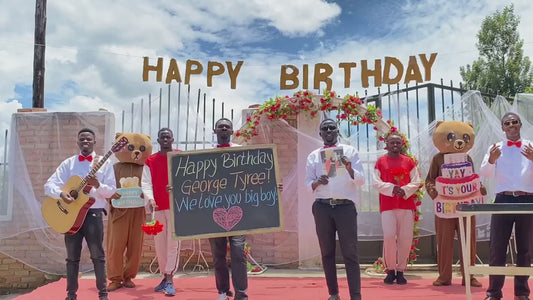 Message vidéo de bénédiction personnalisé, ensemble africain – Musique et danse sur mesure